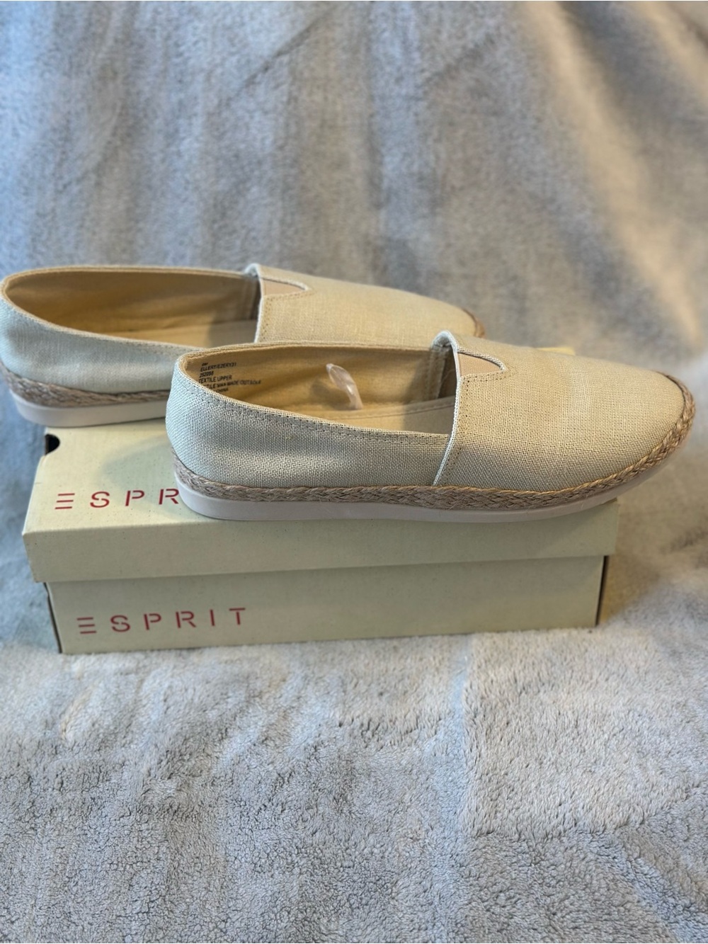 Esprit Natural Canvas Slip-On Espadrilles - Picture 8 of 9